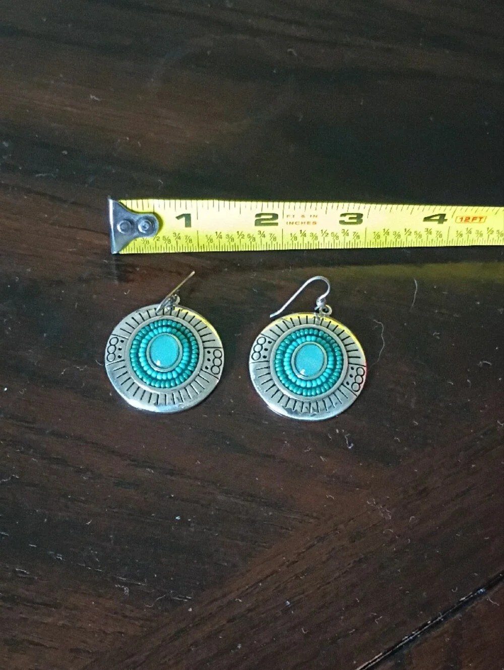 Brighton Silver-Plated Turquoise Accent Necklace & Earring Set